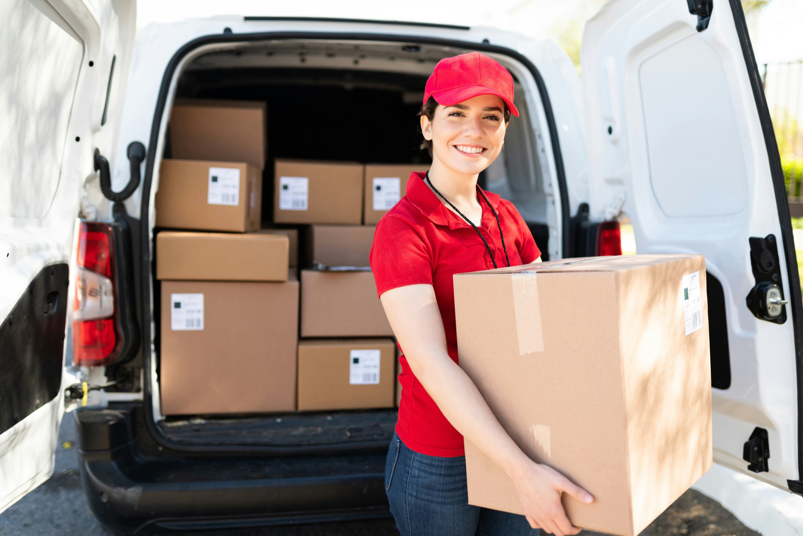 Tủ Mây courier loading boxes