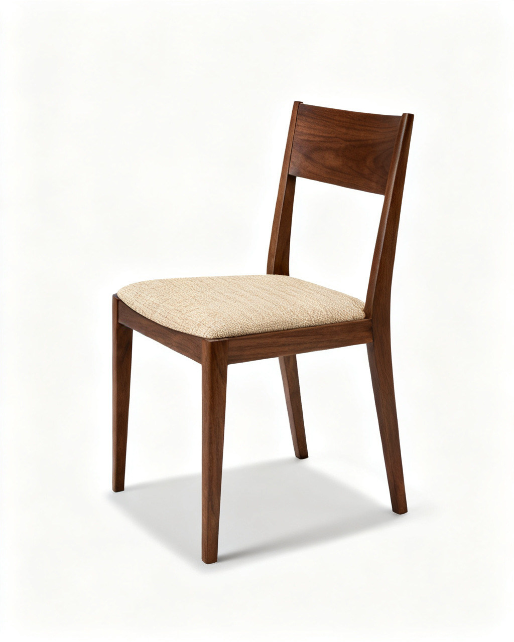 Walnut dining chair